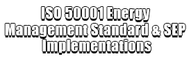 ISO 50001 Energy Management Standard & SEP Implementations Logo